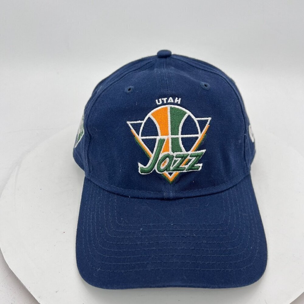 New Era 9Fifty NBA Utah Jazz Blue Navy Yellow Embroidered Snapback Hat